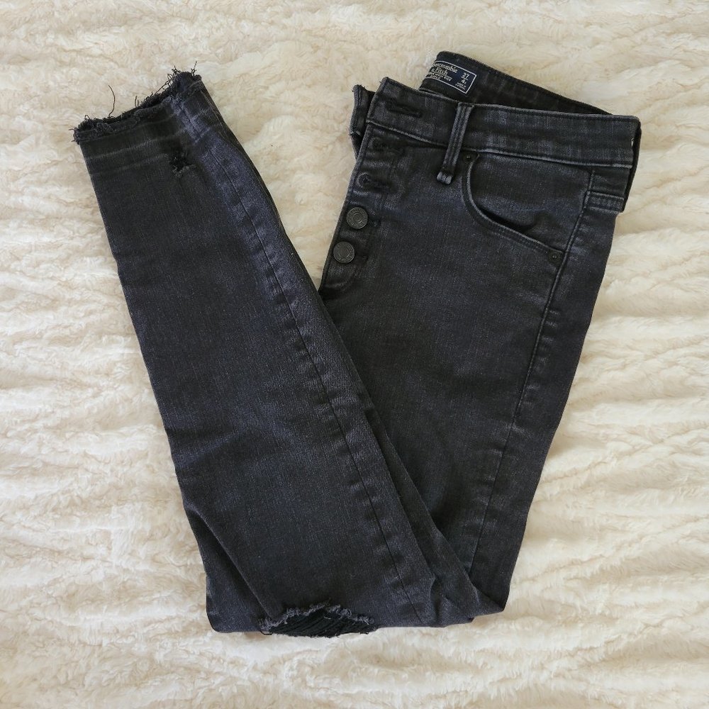 Abercrombie Simone High Rise Ankle Skinny Jeans